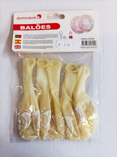Kit Balão com Desenho Noivos - 5 pcs